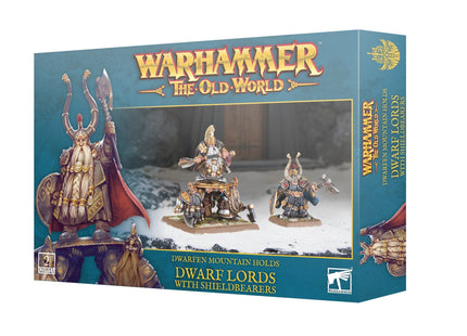 Gamers Guild AZ Warhammer The Old World Warhammer The Old World: Dwarf Lords With Shieldbearers Games-Workshop
