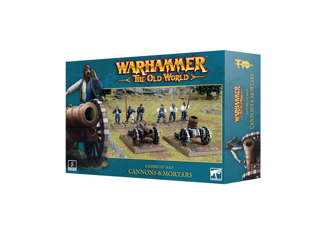 Gamers Guild AZ Warhammer The Old World Warhammer The Old World: Empire of Man: Cannons and Mortars (Pre-Order) Games-Workshop