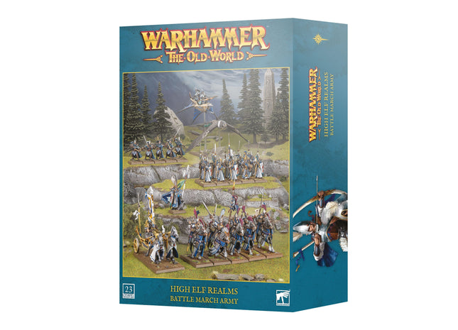Gamers Guild AZ Warhammer: The Old World Warhammer: The Old World: High Elf Realms - Battle March Army (Pre-Order) Games-Workshop
