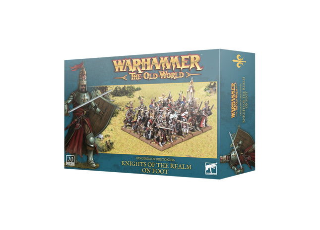 Gamers Guild AZ Warhammer The Old World Warhammer The Old World: Kingdom Of Bretonnia - Knights Of The Realm On Foot (Pre-Order) Games-Workshop