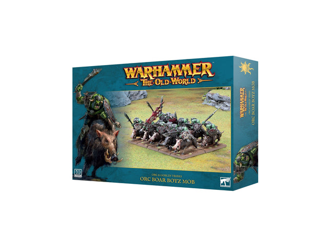 Gamers Guild AZ Warhammer The Old World Warhammer The Old World: Orcs and Goblins - Orc Boar Boyz Mob (Pre-Order) Games-Workshop