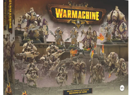 Gamers Guild AZ Warmachine Warmachine: Protectorate of Menoth Covenant of the Flame | Bastions of Faith Army Box (Pre-Order) ACD Distribution