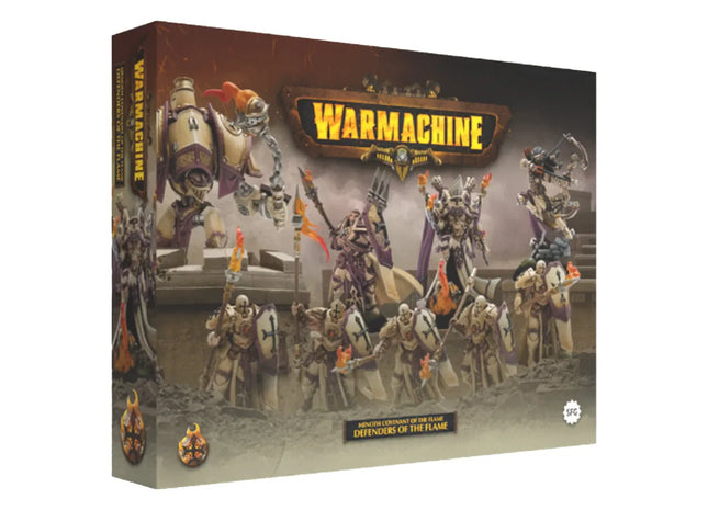 Gamers Guild AZ Warmachine Warmachine: Protectorate of Menoth Covenant of the Flame | Defenders of the Flame Command Set (Pre-Order) ACD Distribution