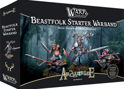 Gamers Guild AZ Warp Miniatures ArcWorlde 2E: Starter Warband - Beastfolk (Metal) (Pre-Order) Southern Hobby