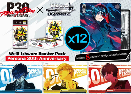 Gamers Guild AZ Weiss Schwarz Weiss Schwarz: Persona - 30th Anniversary Display Case (Pre-Order) YY Card World