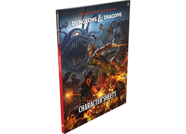 Gamers Guild AZ Wizards of the Coast Dungeons & Dragons RPG: Character Sheets (2024) (Pre-Order) AGD