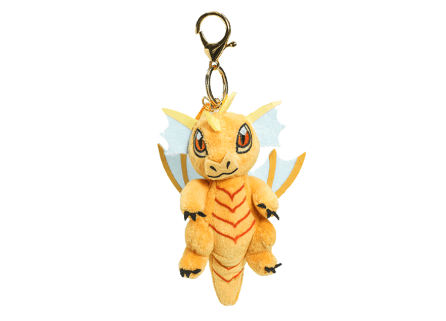 Gamers Guild AZ WizKids Dungeons And Dragons: 3-Inch Plush Charms: Gem Wyrmlings - Topaz AGD