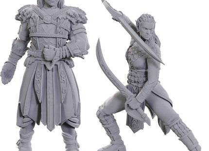 Gamers Guild AZ WizKids Dungeons & Dragons: Nolzur's Marvelous Unpainted Miniatures - Special BG3 Edition: Jaheira & Halsin (Pre-Order) AGD