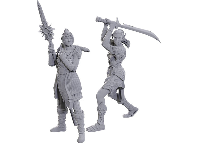 Gamers Guild AZ WizKids Dungeons & Dragons: Nolzur's Marvelous Unpainted Miniatures - Special BG3 Edition: Lae'zel & Shadowheart (Pre-Order) AGD