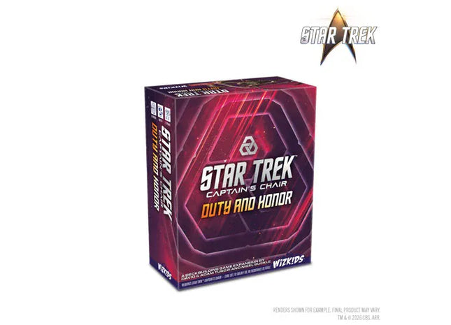 Gamers Guild AZ WizKids Star Trek Captain's Chair: Duty And Honor (Pre-Order) AGD