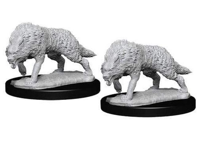 Gamers Guild AZ WizKids WZK73553 WizKids Minis: Deep Cuts Wave 7- Timber Wolves Southern Hobby