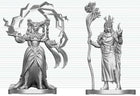 Gamers Guild AZ WizKids WZK90886 D&D Nolzur's Marvelous Miniatures: Human Druid & Elf Sorcerer (Pre-Order) Southern Hobby