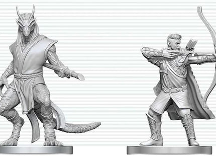 Gamers Guild AZ WizKids WZK90888 D&D Nolzur's Marvelous Miniatures: Elf Ranger & Dragonborn Monk (Pre-Order) Southern Hobby
