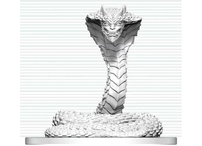 Gamers Guild AZ WizKids WZK90897 D&D Nolzur's Marvelous Miniatures: Guardian Naga (Pre-Order) Southern Hobby