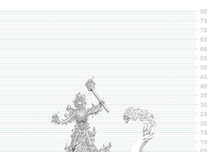 Gamers Guild AZ WizKids WZK90916: D&D Nolzur's Marvelous Miniatures: Flaming Skeleton & Flameskull (Pre-Order) AGD