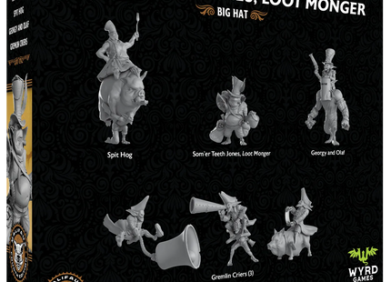 Gamers Guild AZ Wyrd Miniatures Malifaux 4th Edition: Som’er Teeth Jones, Loot Monger (Pre-Order) AGD