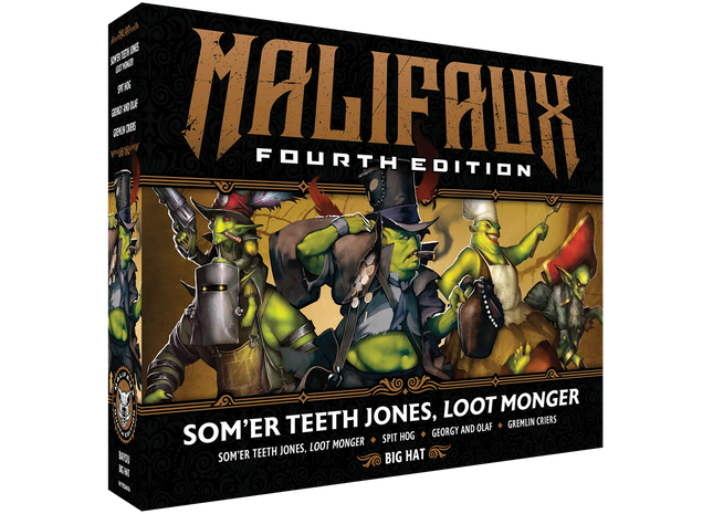 Gamers Guild AZ Wyrd Miniatures Malifaux 4th Edition: Som’er Teeth Jones, Loot Monger (Pre-Order) AGD