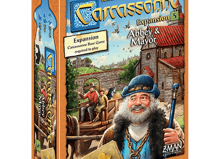Gamers Guild AZ Z-Man Games Carcassonne: Expansion 5 - Abbey & Mayor Asmodee