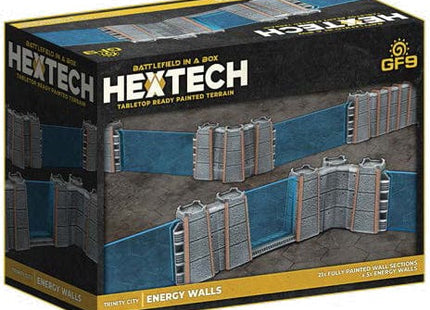 Gamers Guild AZ Gale Force Nine Hextech: Trinity City - Energy Walls (x26) - Grey/Blue (Pre-Order) AGD