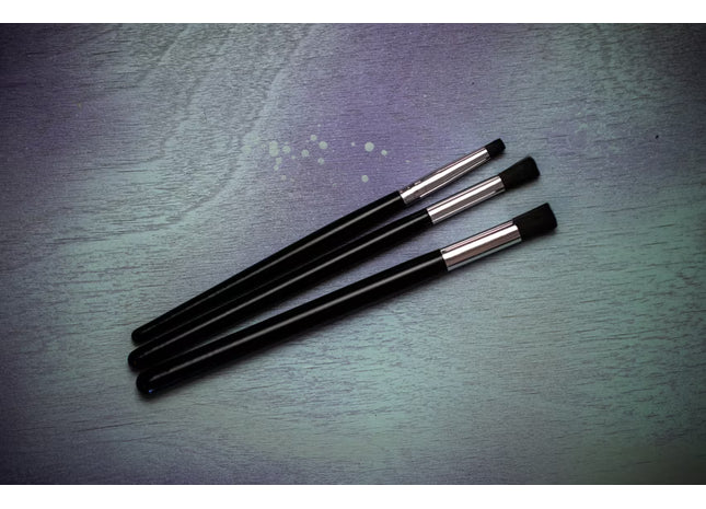 Gamers Guild AZ Ghost Brush Ghost Brush - Maxton Black 3 Dry Brush Set Ghost Brush