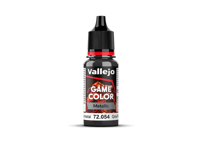 Gamers Guild AZ Vallejo Vallejo: Game Color Metallic 72.054 Gunmetal HobbyTyme