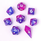 Gamers Guild AZ HYMGHO HYMGHO Dice: HY02008 Wyrmforged Rollers - Rounded Edge 8 Piece Polyhedral Dice set - Fairy Farts HYMGHO